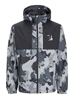 Kurtki męskie - Jack & Jones Jcofilo Light Jacket Sn Męska kurtka, Asphalt/AOP: Camo, S - grafika 1