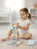 Skarpetki dla dzieci - Sinsay - Prążkowane skarpetki z ozdobną kokardką 3 pack - wielobarwny - miniaturka - grafika 1