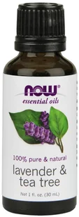 NOW Foods Olejek eteryczny lawenda i drzewko herbaciane 30 ml NOW Foods 85AE-27955 - Aromaterapia - miniaturka - grafika 3