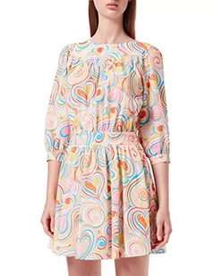 Love Moschino Damska sukienka Ow Waist with Elbow Length Sleeves, All.Multicolor, 48 PL - Sukienki - miniaturka - grafika 1