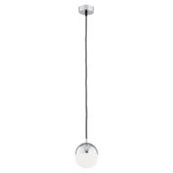 Lampy sufitowe - Argon Lampa wisząca LIVIA IP22 biało-srebrna E14 - miniaturka - grafika 1