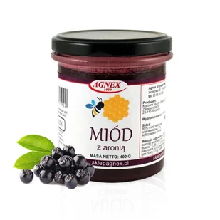Miód z aronią 400g - Miód - miniaturka - grafika 1