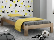 Łóżka - Łóżko sosnowe Liliana 90x200 dąb - miniaturka - grafika 1