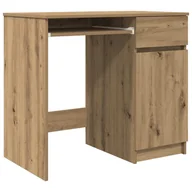 Biurka - vidaXL Biurko Artisan Dąb 86x49x76 cm Drewno klejone - miniaturka - grafika 1