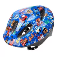 Kaski rowerowe - Meteor, Kask dziecięcy, ochronny, KS05, Safe city, rozmiar 48-52 - miniaturka - grafika 1