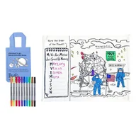 Łamigłówki - Podkładka na stół do malowania, kosmiczna podróż, eatsleepdoodle - miniaturka - grafika 1