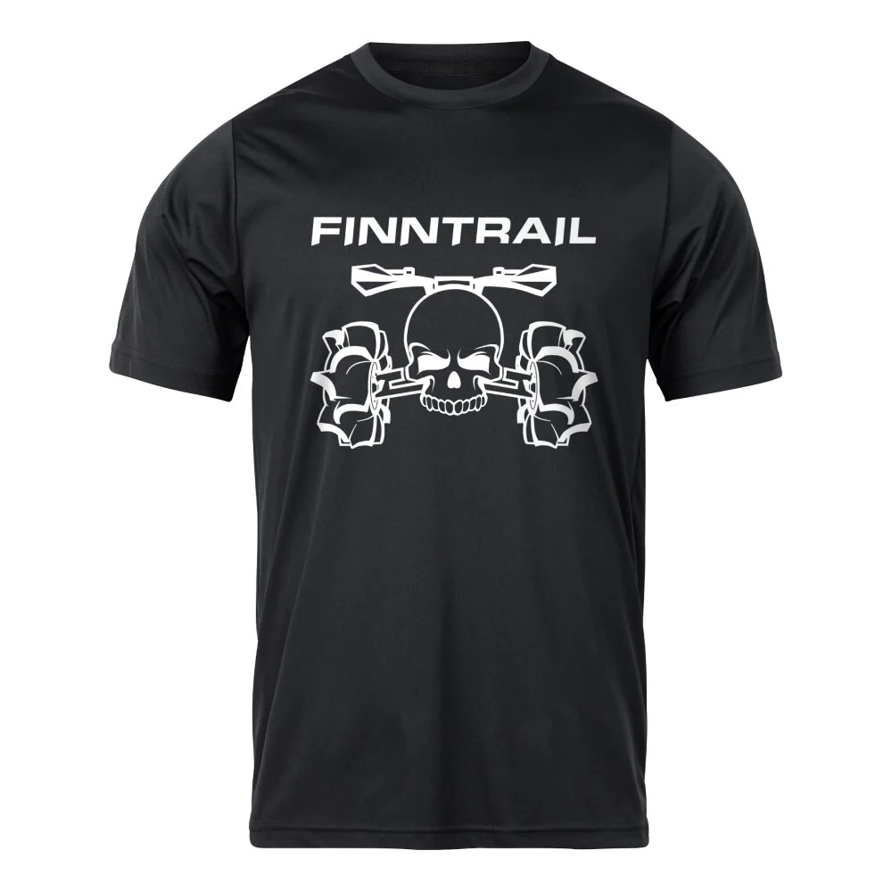 Marškinėliai Finntrail ATV CZASZKA Czarne 6707