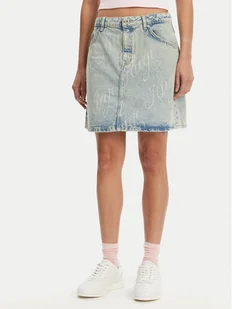 HUGO Spódnica jeansowa Gami 50534755 Niebieski Regular Fit - Spódnice - miniaturka - grafika 1