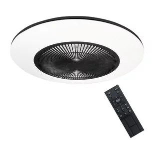 Lampa sufitowa na pilota LED ARIA BLACK 38W z wentylatorem ML8335 - Milagro - Lampy sufitowe - miniaturka - grafika 1