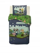 Pościel - ﻿Komplet pościeli Carbotex 160 x 200 cm Minecraft - miniaturka - grafika 1