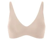 Biustonosze - esmara® Biustonosz damski bez fiszbin, cięty laserowo (Kremowy, L(44/46)) - miniaturka - grafika 1