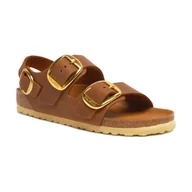 Sandały damskie - Birkenstock Skórzane sandały Milano - miniaturka - grafika 1