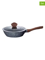 Zestawy garnków i patelni - Berlinger Haus 2-częściowy zestaw "Forrest Line" w kolorze szarym - Ø 24 cm - miniaturka - grafika 1