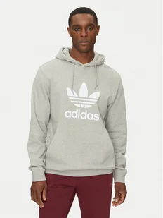 adidas Bluza adicolor Classic Trefoil IM4490 Szary Regular Fit - Bluzy męskie - miniaturka - grafika 1