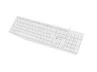 Klawiatury - NATEC NKL-1949 klawiatura USB QWERTY Hiszpański Biały - miniaturka - grafika 1