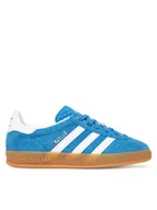 Buty dla dziewczynek - adidas Sneakersy Gazelle Indoor JS3802 Niebieski - miniaturka - grafika 1