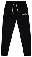 Spodenki męskie - SUPERDRY Męskie Spodnie dresowe Vintage Cl Classic Joggers, czarny, S - miniaturka - grafika 1