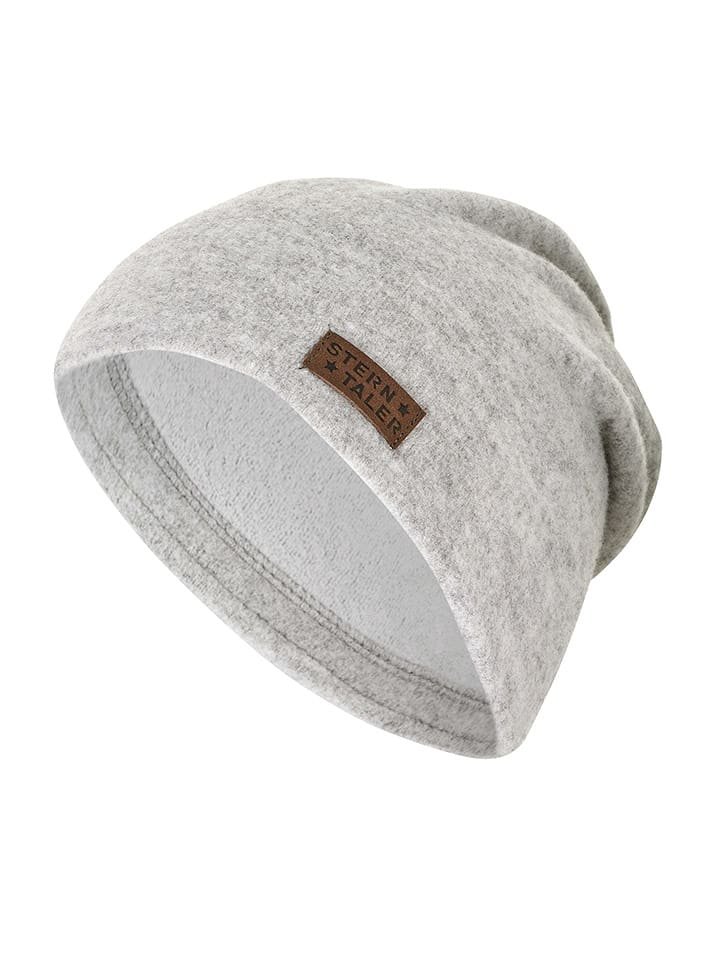 Sterntaler Czapka beanie w kolorze szarym