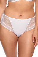 Majtki damskie - Figi damskie z koronką Sabina 1301 białe M - miniaturka - grafika 1