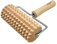 Masażery - Duży drewniany masażer do ciała z rączką Antycellulitowy wałek do ciała Akito - miniaturka - grafika 1