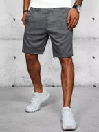 Spodenki męskie - Spodenki męskie dresowe ciemnoszare Dstreet SX2207-XL - miniaturka - grafika 1