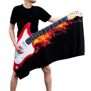 Ręcznik Gitara plażowy prezent dla muzyka POLSKI - Księgarnia OUTLET - miniaturka - grafika 1