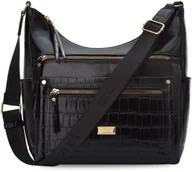 Torebki damskie - Monnari Torba Damska Pakowna Torebka Duża Listonoszka Z Kieszonkami Czarna - miniaturka - grafika 1