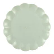Talerze - Fernity Talerz obiadowy Iris 25,5cm zielony jasny - miniaturka - grafika 1