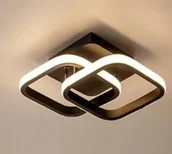 Lampy sufitowe - ZD117 Lampa wisząca plafon czarny 22w - miniaturka - grafika 1