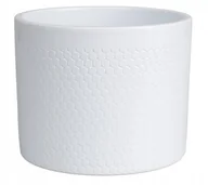 Donice - Osłonka ceramiczna walec biała 13 cm - miniaturka - grafika 1
