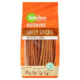 paluszki z solą bezglutenowe PALUSZKI Z SOLĄ BEZGLUTENOWE 70G zakupy dla domu i biura 22693576 - Inne przekąski suche - miniaturka - grafika 1