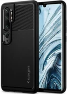 Akcesoria do smartwatchy - Spigen Rugged Armor etui kompatybilne z Xiaomi Mi Note 10 etui/Xiaomi Mi Note 10 Pro etui ACS00603 TPU silikon czarne etui na telefon komórkowy z karbonowym wzorem etui ochronne Case Black ACS00603 - miniaturka - grafika 1