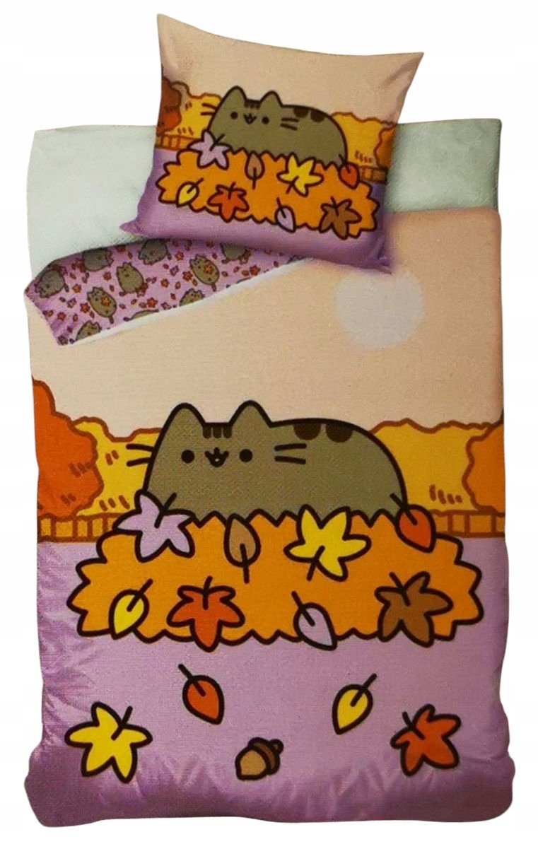 Komplet pościeli Pusheen 160 x 200 cm bawełna