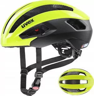 UVEX Rise CC Helmet, żółty/czarny 52-56cm 2022 Kaski szosowe S4100900115 - Kaski rowerowe - miniaturka - grafika 1