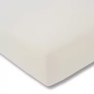 Prześcieradła - Estella ESTELLA Prześcieradło Welurowe Z Gumką Kość Słoniowa 110 100x200 4053912055831 - miniaturka - grafika 1
