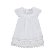 Sukienki i spódniczki dla dziewczynek - Dziewczęca sukienka, biały, rozmiar 68 - miniaturka - grafika 1