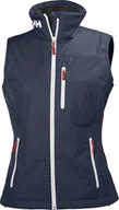 Kurtki i kamizelki sportowe damskie - Helly Hansen damska kamizelka W CREW VEST 30290 597 S - miniaturka - grafika 1