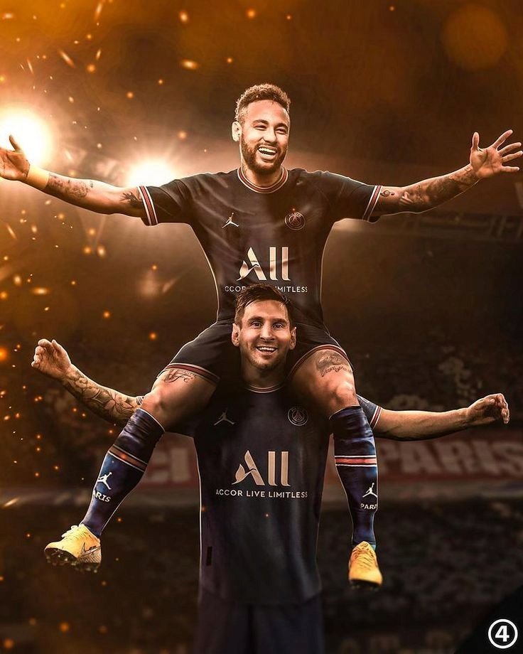 PODKŁADKA POD MYSZ Nadruk 22x18 cm Lionel Messi Neymar JR PSG Tekst Prezent