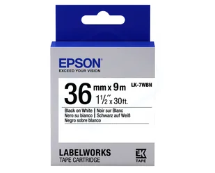 Epson LK-7WBN ta$348ma do etykietowania C53S657006 - Papier do drukarek - miniaturka - grafika 2
