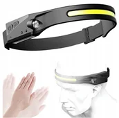 Latarki - Latarka Czołowa Czołówka Lampa Led Mocna Na Głowę - miniaturka - grafika 1