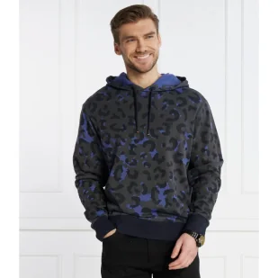 BOSS ORANGE Bluza We_Leopard | Regular Fit - Bluzy męskie - miniaturka - grafika 1