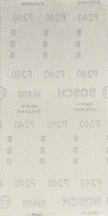 Bosch Mesh structure sanding sheet M480 115x230 K24 10x - 2608900767 EXPERT RANGE