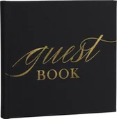 Albumy fotograficzne - Focus Focus Base Line Canvas Album 20x20 Guestbook Black - miniaturka - grafika 1