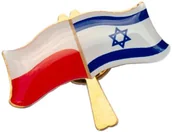 Religia i religioznawstwo - Przypinka PolskaIzrael* - miniaturka - grafika 1