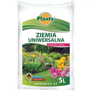 Ziemia Uniwersalna Do Kwiatów I Warzyw 5L Ph 5,5-6,5 (360Szt. Na Palecie) - Ziemia ogrodowa - miniaturka - grafika 1