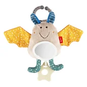 Maskotki i pluszaki - Zabawka rozwojowa Nietoperz szeleścik grzechotka gryzaczek lusterko sigikid - miniaturka - grafika 1