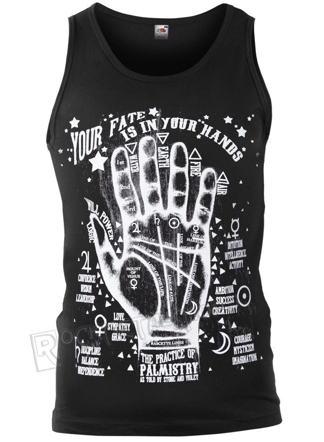 koszulka na ramiączkach AMENOMEN - PALMISTRY (OMEN030KR)-S