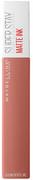 Szminki - Maybelline New York Lippenstift Super Stay Matte ink unnude 65 seduc stres, 1er Pack (1 X 5 ML) 3600531469498 - miniaturka - grafika 1