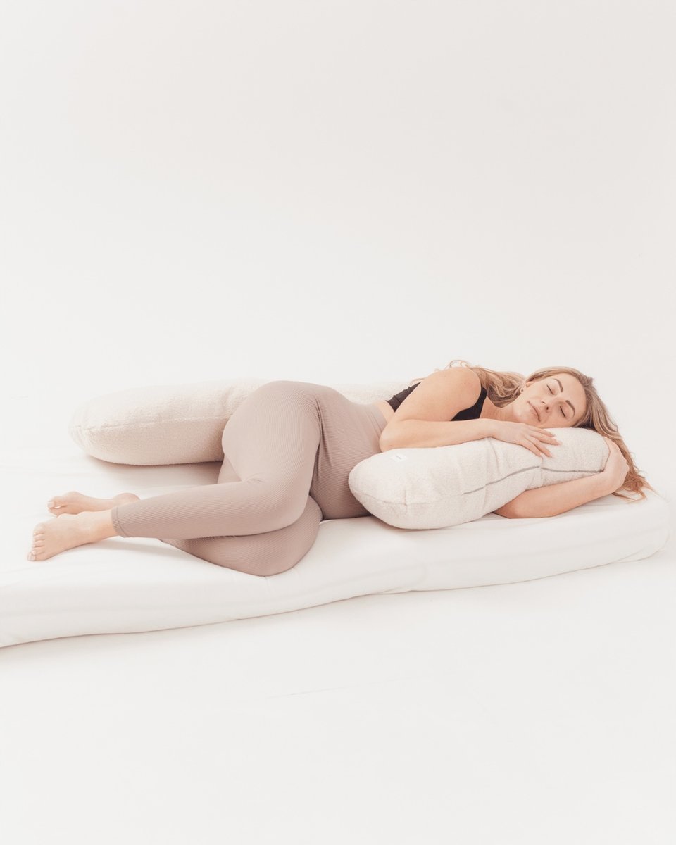 PIAPIMO PODUSZKA CIĄŻOWA DO SPANIA TYPU 7 TEDDY BEŻ