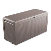 Skrzynie ogrodowe - Keter Skrzynia ogrodowa do przechowywania Samoa Rattan brązowy, 270 l, 117 x 57 x 45 cm - miniaturka - grafika 1